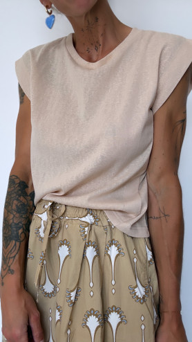 T-SHIRT SIMON BEIGE