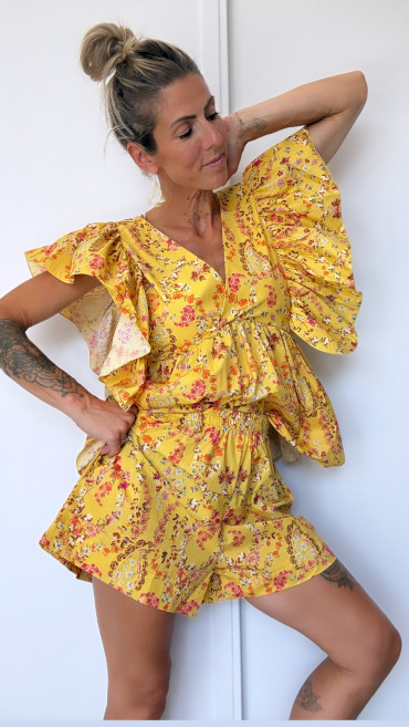 SHORT MILANO JAUNE