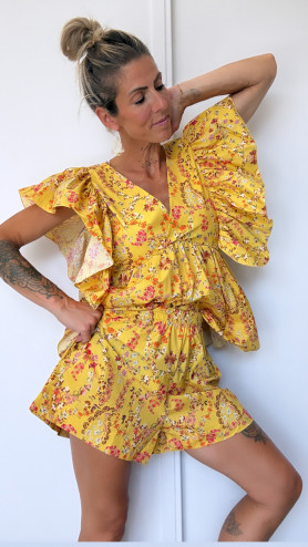 SHORT MILANO JAUNE