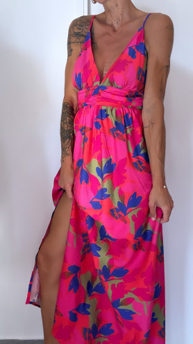 ROBE FRANY FUSHIA