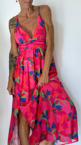 ROBE FRANY FUSHIA