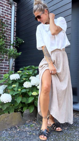 JUPE CHARLOTTE BEIGE