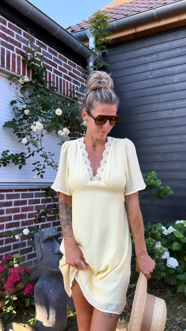 ROBE LOUISA JAUNE