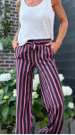 PANTALON AMSTRO RAYÉ ROSE