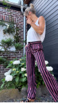 PANTALON AMSTRO RAYÉ ROSE