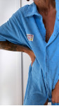 ROBE EPONGE ARIEL BLEUE
