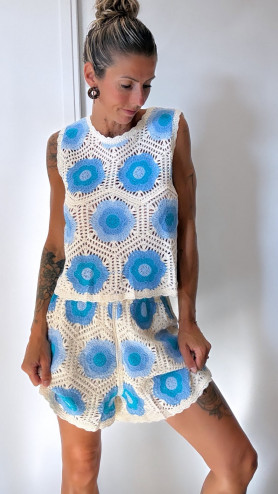 ENSEMBLE CROCHET AVA BLEU