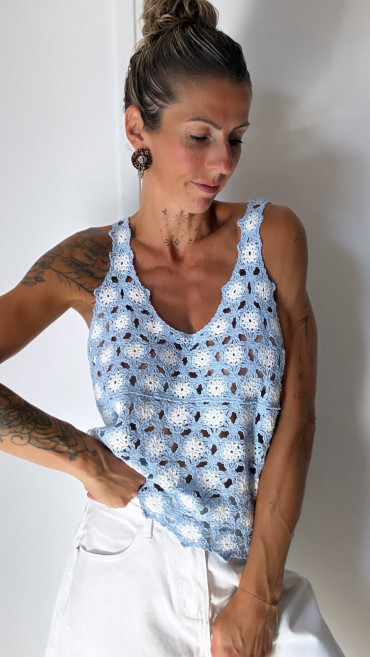 TOP CROCHET JASMIN CIEL