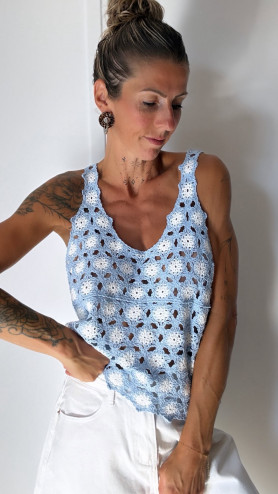 TOP CROCHET JASMIN CIEL