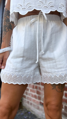 SHORT INGRID BLANC