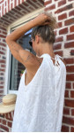 ROBE JADE  BLANCHE