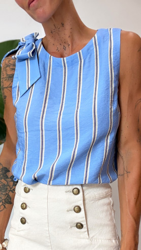 TOP ALINA BLEU