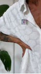 ROBE EPONGE ARIEL BLEUE