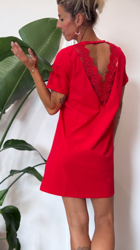 ROBE BRIDJA ROUGE