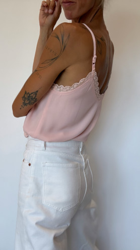 DÉBARDEUR NAGETTE ROSE