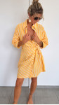 ROBE DÉZA RAYÉE JAUNE