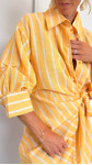 ROBE DÉZA RAYÉE JAUNE