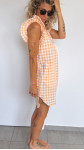 ROBE AMBRE VICHY ORANGE