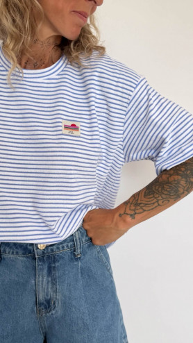 T-SHIRT MINO CIEL RAYÉ