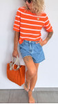 T-SHIRT MARINA ORANGE