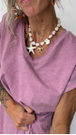 ROBE TSHIRT HÉLOISE PRUNE