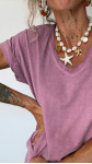 ROBE TSHIRT HÉLOISE PRUNE