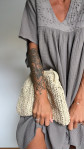 ROBE MALVINA GAZE TAUPE