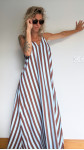 ROBE LONGUE RAYURE