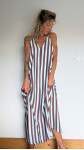 ROBE LONGUE RAYURE