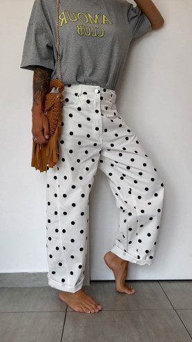 PANTALON MÉNI POIS
