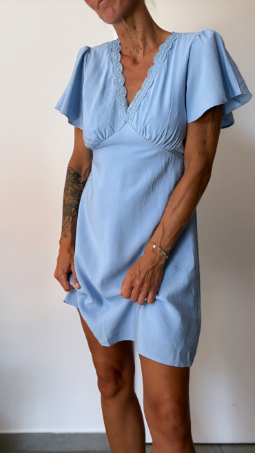 ROBE BLEUE MINI