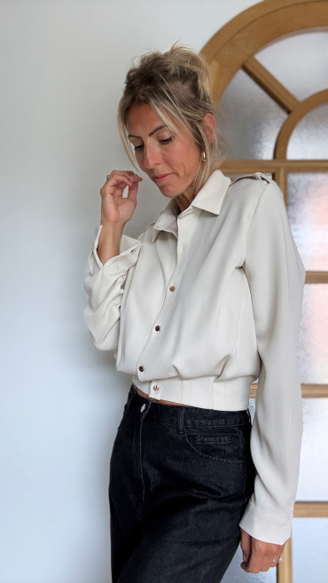 CHEMISE ANNETTE BEIGE