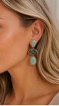 BOUCLE SIO AMAZONITE