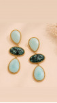 BOUCLE SIO AMAZONITE