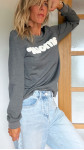 SWEAT AMOUR GRIS