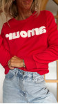 SWEAT AMOUR ROUGE