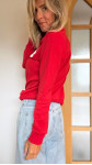 SWEAT AMOUR ROUGE