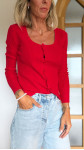 PULL SIMONE. ROUGE