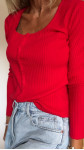 PULL SIMONE. ROUGE