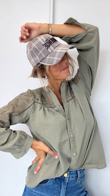 BLOUSE LOANNE KAKI
