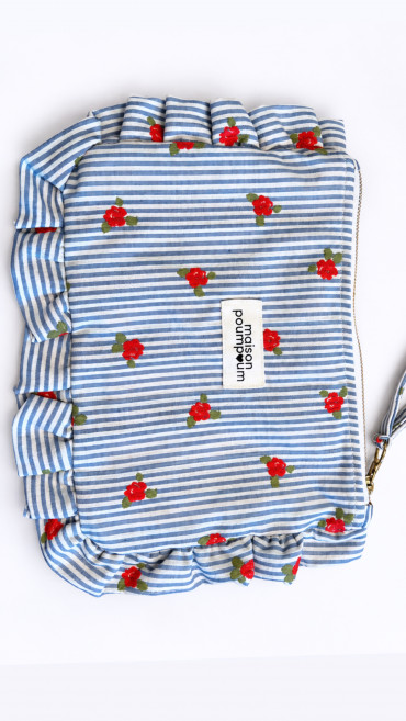 POCHETTE POUMPOUM FLOWER