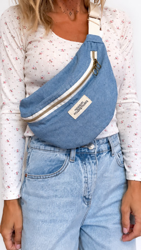 SAC BANANE POUMPOUM JEANS