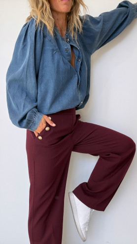 PANTALON AARON BORDEAUX