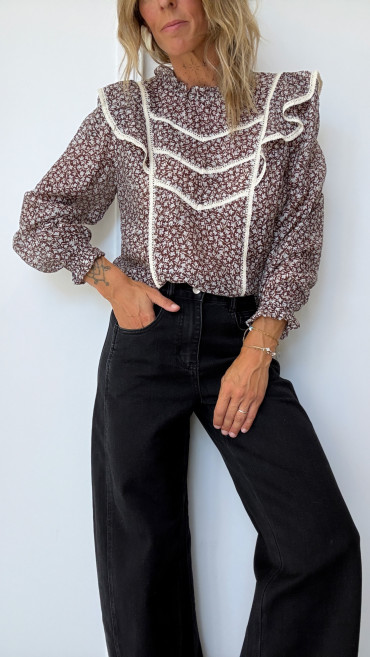 CHEMISE CLARISSE CHOCO