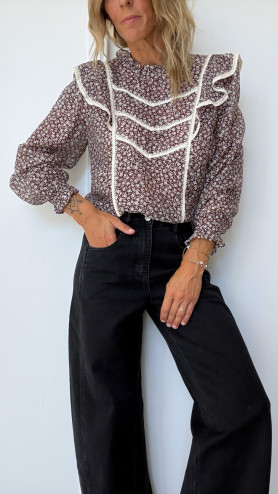 CHEMISE CLARISSE CHOCO