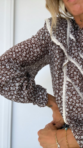 CHEMISE CLARISSE CHOCO