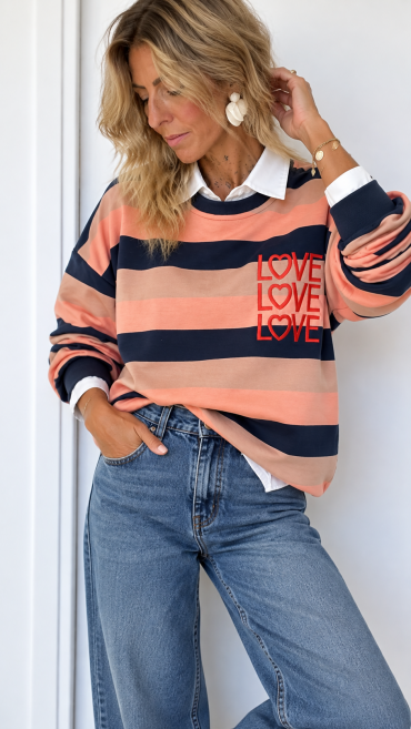 SWEAT LIEBE ORANGE