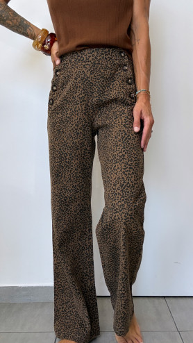 PANTALON ROY LEOPARD