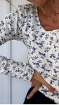 TOP AURÉLIE FLEURS