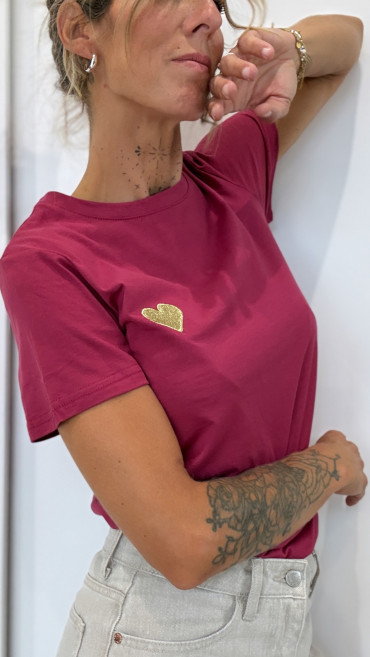 T-SHIRT PRUNE KAKI